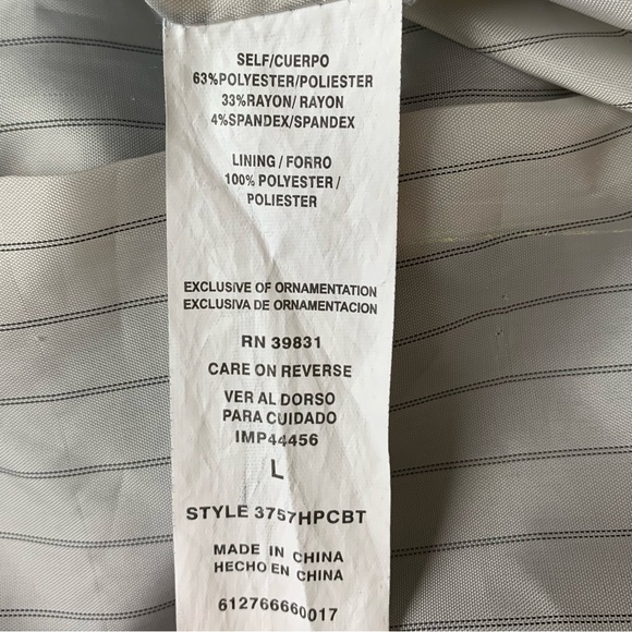 Memoir Women’s Lined Stretch One Button Black Blazer Size Large - Picture 4 of 9